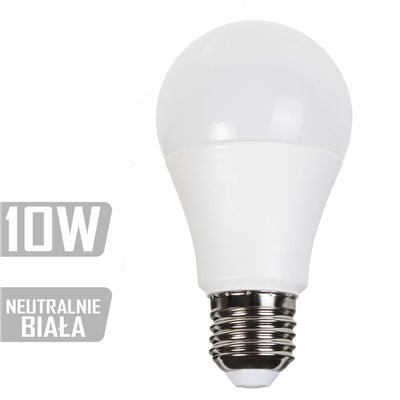 Żarówka LED-A60-10W-E27-NW (NEUTRALNA) 806lm 10W  60W E27