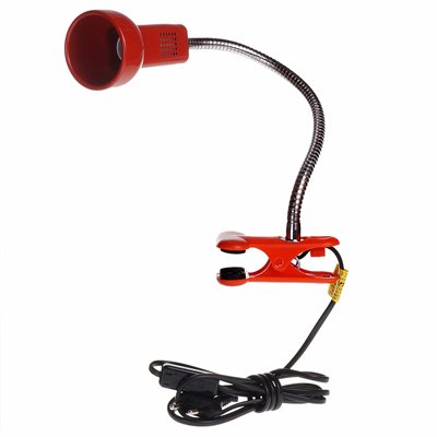 Lampka biurkowa L3A z klipsem E14 40W czerwona