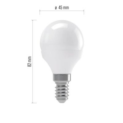 Żarówka LED Basic Mini Globe / E14 / 6 W (42 W) / 510 lm / ciepła biel