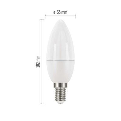 Żarówka LED Classic świeczka / E14 / 5 W (40 W) / 470 lm / ciepła biel