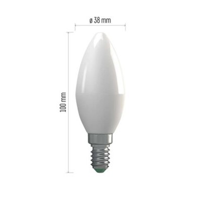 Żarówka LED Classic świeczka / E14 / 4,1 W (32 W) / 350 lm / neutralna biel