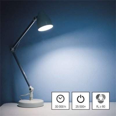 Żarówka LED Classic A60 / E27 / 10,7 W (75 W) / 1 060 lm / zimna biel