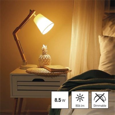 Żarówka LED Classic A60 / E27 / 8,5 W (60 W) / 806 lm / ciepła biel