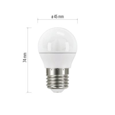 Żarówka LED Classic Mini Globe / E27 / 5 W (40 W) / 470 lm / ciepła biel