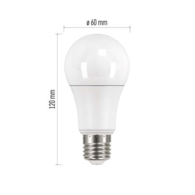 Żarówka LED Classic A60 / E27 / 10,7 W (75 W) / 1 060 lm / ciepła biel