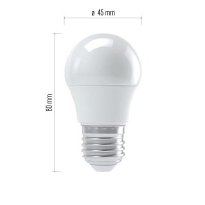 Żarówka LED Classic Mini Globe / E27 / 4,1 W (32 W) / 350 lm / neutralna biel