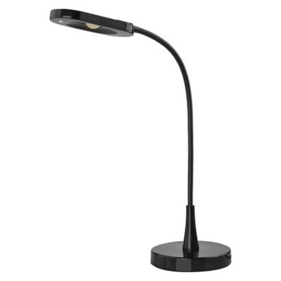 Lampa biurkowa LED black & home czarna