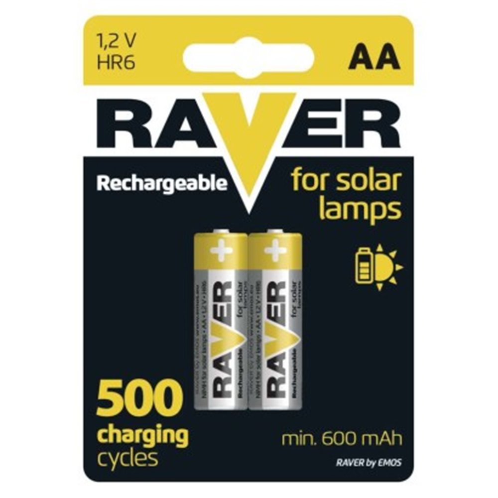 Akumulator NiMH Raver Solar AA (R6) blister 2