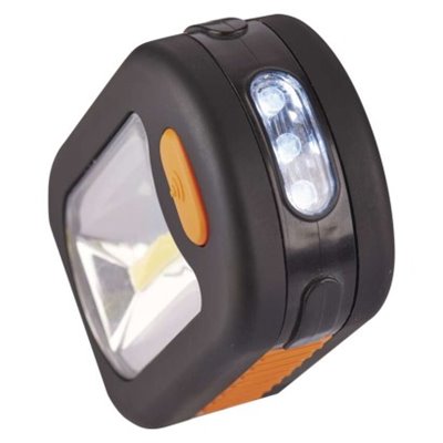 Latarka 3 LED COB, 200 lm 3× AAA, 12 szt., display box