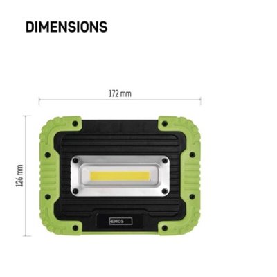 Naświetlacz LED 10W COB, 1000lm powerbank 4400 mAh ładowalny