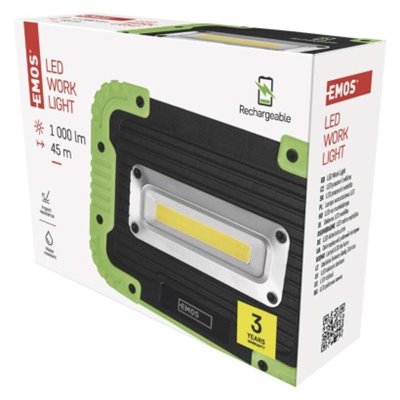 Naświetlacz LED 10W COB, 1000lm powerbank 4400 mAh ładowalny