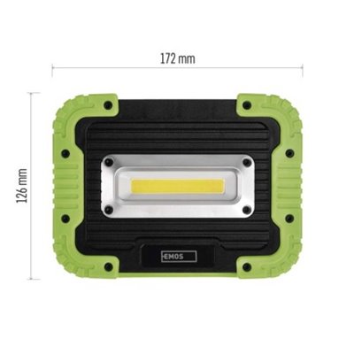 Naświetlacz LED 10W COB, 1000lm powerbank 4400 mAh ładowalny