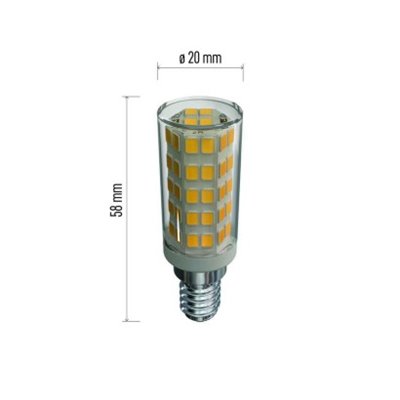 Żarówka LED do okapu Classic JC / E14 / 4,5 W (40 W) / 465 lm / ciepła biel