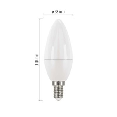 Żarówka LED Classic świeczka / E14 / 7,3 W (60 W) / 806 lm / neutralna biel