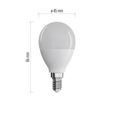 Żarówka LED Classic Mini Globe / E14 / 7,3 W (60 W) / 806 lm / neutralna biel