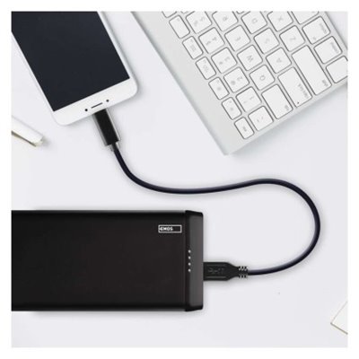 Powerbank EMOS ALPHA 10S, 10000 mAh, 10 W, czarny