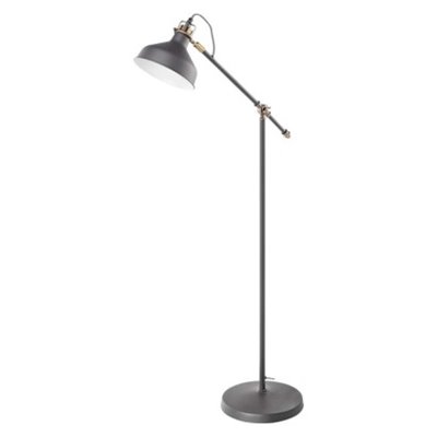 Lampa podłogowa E27 ARTHUR 150 cm ciemno szary