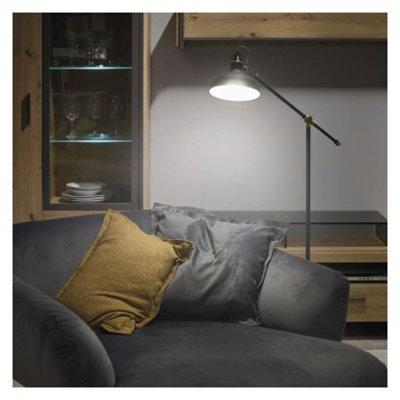 Lampa podłogowa E27 ARTHUR 150 cm ciemno szary