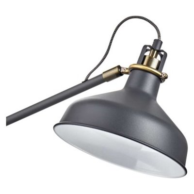 Lampa podłogowa E27 ARTHUR 150 cm ciemno szary