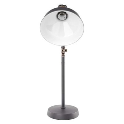 Lampa biurkowa E27 HARRY 56 cm ciemno szary