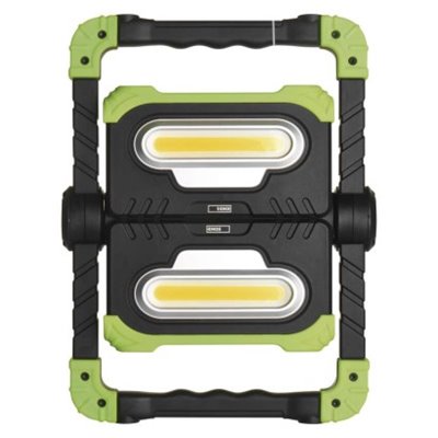 Naświetlacz LED 2x COB, 2000 lm powerbank 8000 mAh ładowalny