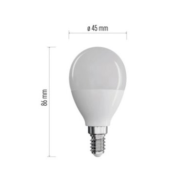 Żarówka LED Classic Mini Globe / E14 / 7,3 W (60 W) / 806 lm / zimna biel