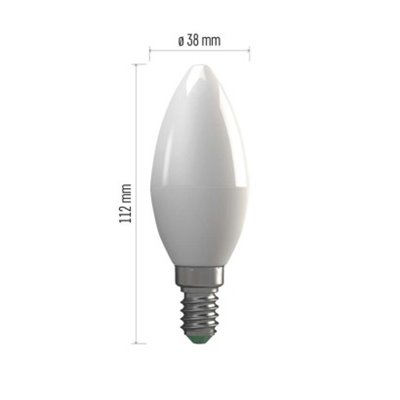 Żarówka LED Basic świeczka / E14 / 8,3 W (66 W) / 900 lm / neutralna biel