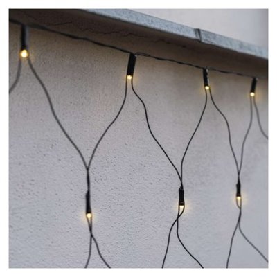 Oświetlenie łączone Standard- siatka 160 LED 1,5x2 m ciepła biel, IP44