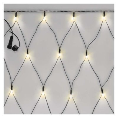 Oświetlenie łączone Standard- siatka 160 LED 1,5x2 m ciepła biel, IP44