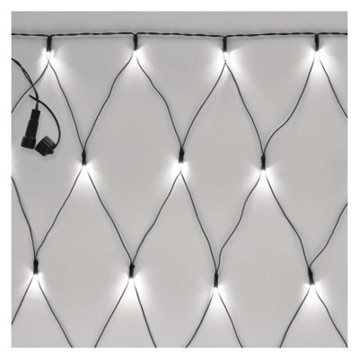 Oświetlenie łączone Standard - siatka 160 LED 1,5x2 m zimna biel, IP44