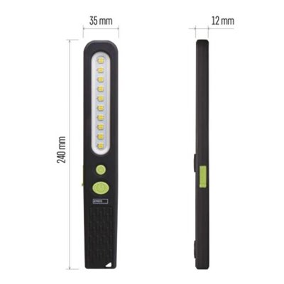 Lampa warsztatowa SMD LED + LED 700 lm, 1200mAh, ładowalna