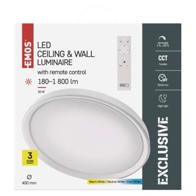 Oprawa LED ILVI 30W regulowana CCT, ściemnialna, z pilotem