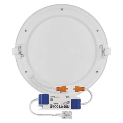 Panel LED wpuszczany NEXXO, okrągły, biały, 18W, neutralna biel