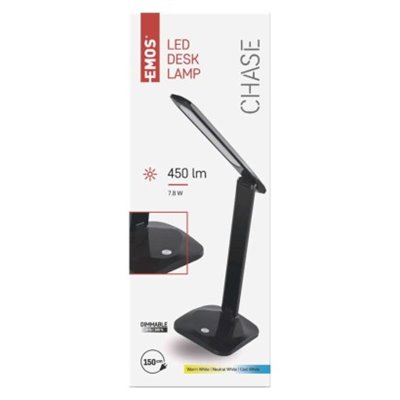 Lampa biurkowa LED CHASE czarna