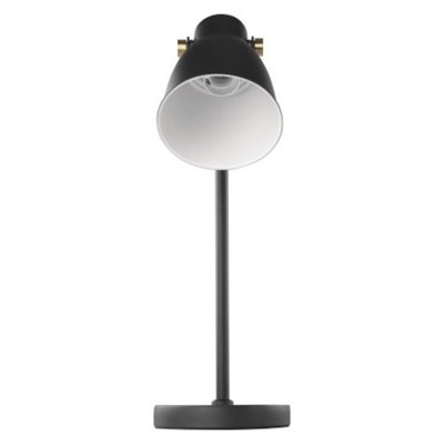 Lampa biurkowa E27 JULIAN 46 cm czarna