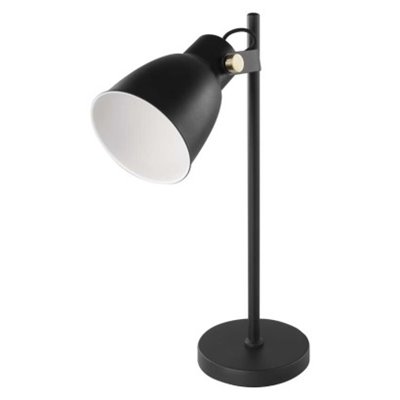 Lampa biurkowa E27 JULIAN 46 cm czarna