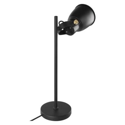 Lampa biurkowa E27 JULIAN 46 cm czarna