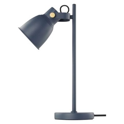 Lampa biurkowa E27 JULIAN 46 cm niebieska