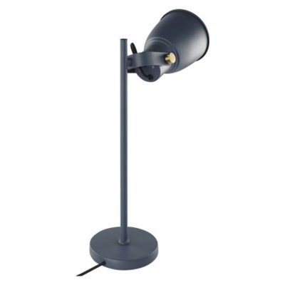 Lampa biurkowa E27 JULIAN 46 cm niebieska