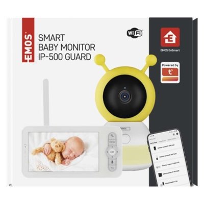 GoSmart Niania elektroniczna IP-500 GUARD obrotowa z monitorem / Wi-Fi