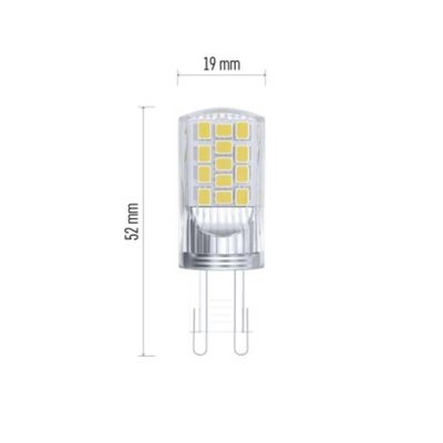 Żarówka LED Classic JC / G9 / 4 W (40 W) / 470 lm / neutralna biel