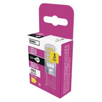 Żarówka LED Classic JC / G9 / 2,5 W (32 W) / 350 lm / neutralna biel