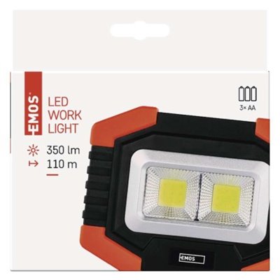 Latarka LED COB 350 lm 3× AA