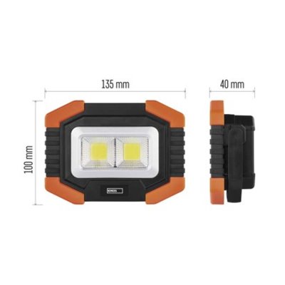 Latarka LED COB 350 lm 3× AA