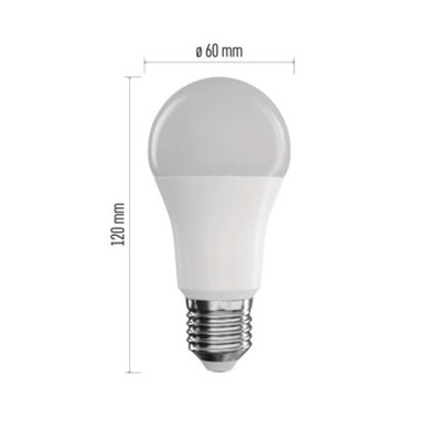 GoSmart Żarówka LED A60 / E27 / 9 W (60 W) / 806 lm / RGB / ściemnialna / Wi-Fi