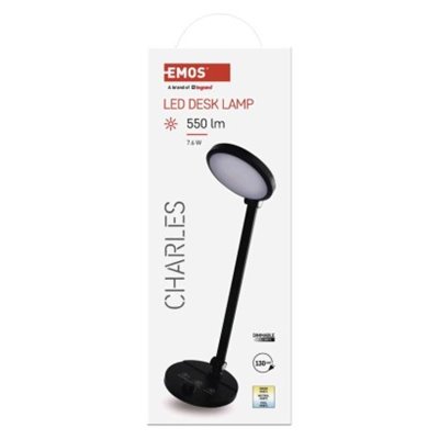 Lampa biurkowa LED CHARLES czarna