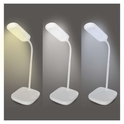 Lampa biurkowa LED LILY biała