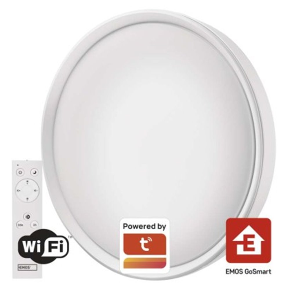 GoSmart Oprawa LED natynkowa, okrągła, 45W, RGB, ściemnialna, Wi-Fi