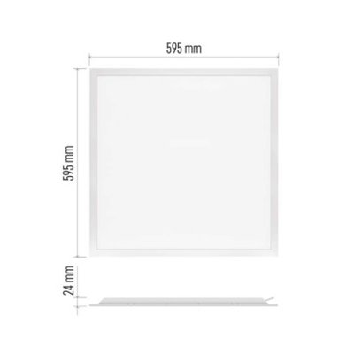 Panel LED LEXXO backlit 60×60 30W IP40/IP20 neutralna biel