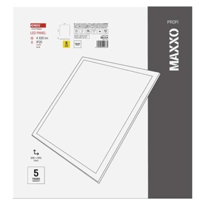 Panel LED MAXXO 60×60 36W IP20 neutralna biel